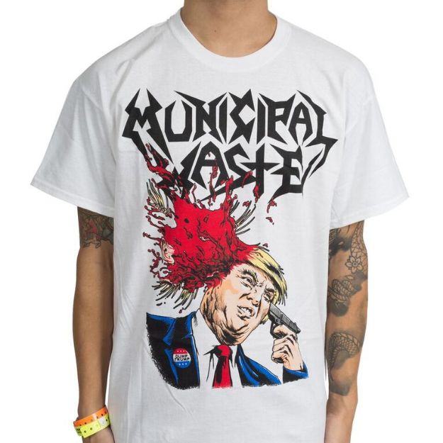 Obrázok Municipal Waste - Dump Trump White (tričko)