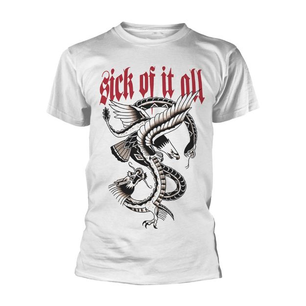 Picture of Sick Of It All - Eagle (White) (t-shirt)