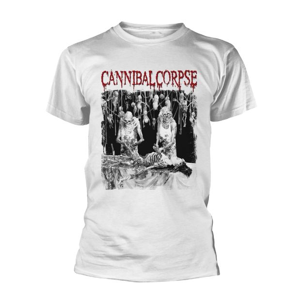 Picture of Cannibal Corpse - Butchered at Birth - White (t-shirt)