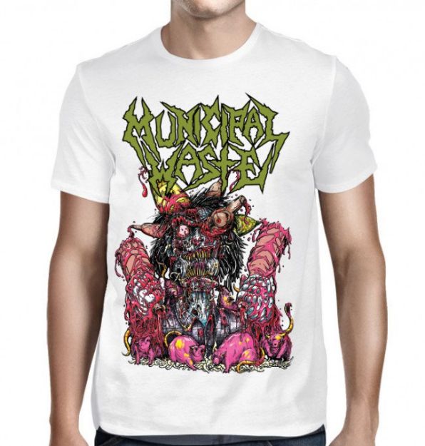 Obrázok Municipal Waste - Green Rats Logo (tričko)