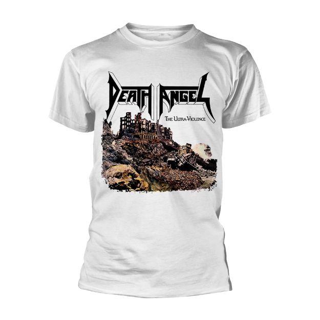 Picture of Death Angel - The Ultra-Violence (White) (t-shirt)