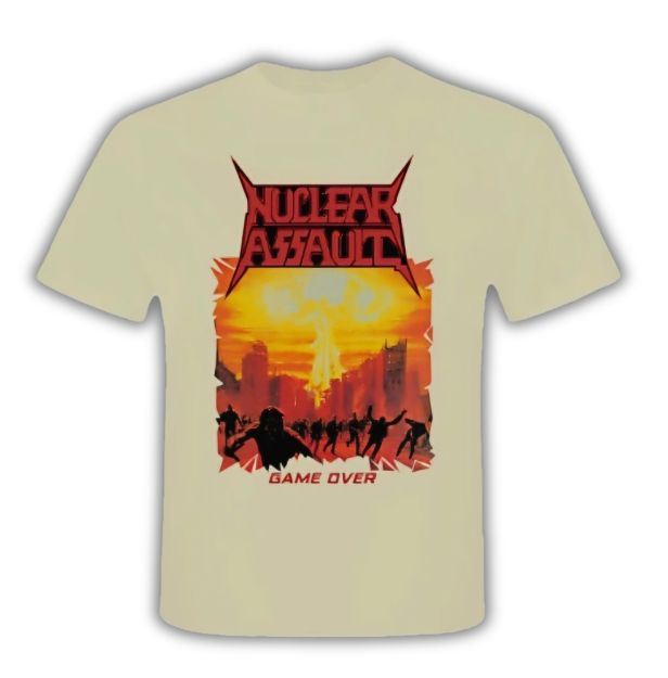 Picture of Nuclear Assault - Game Over Beige (t-shirt)