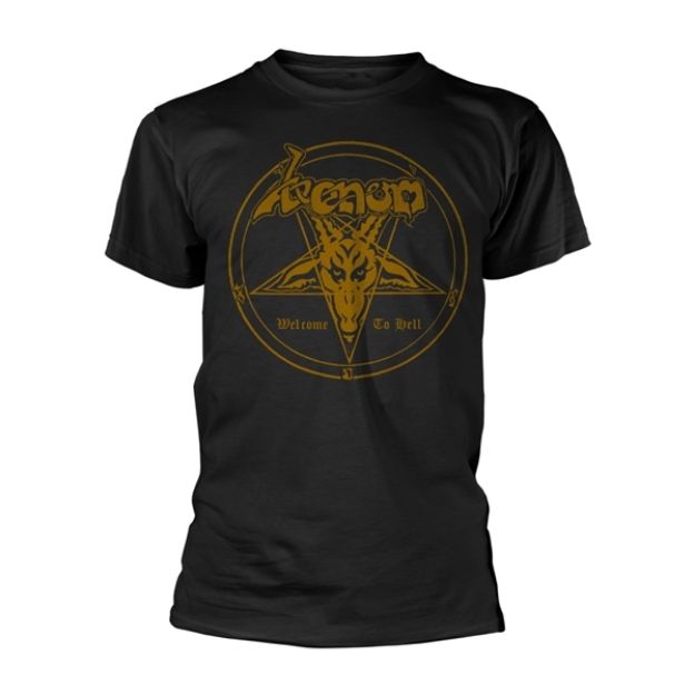 Picture of Venom - Welcome to Hell Gold Logo (t-shirt)