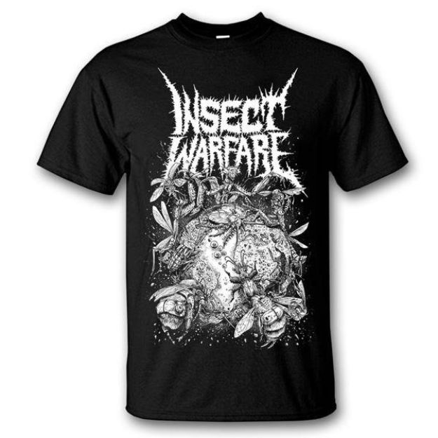 Picture of Insect Warfare - At War With Grindcore (t-shirt)