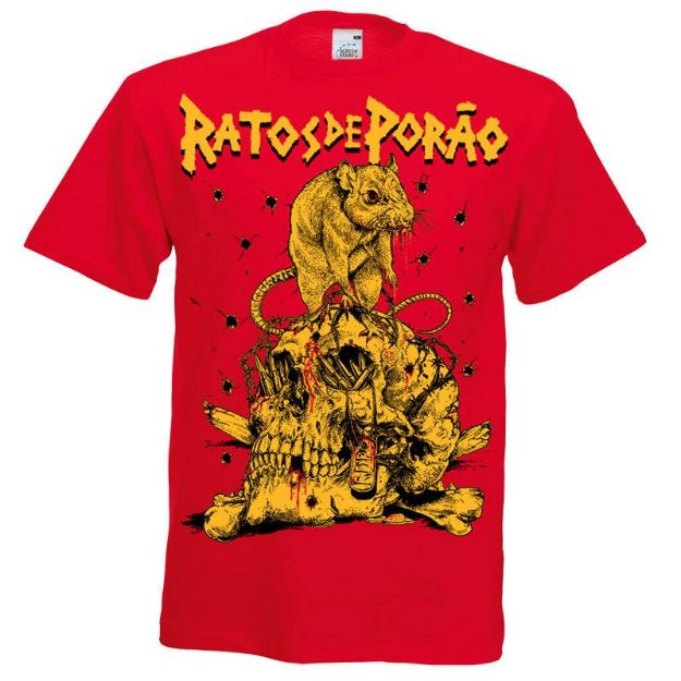 Obrázok Ratos De Porao - Skull Red (tričko)